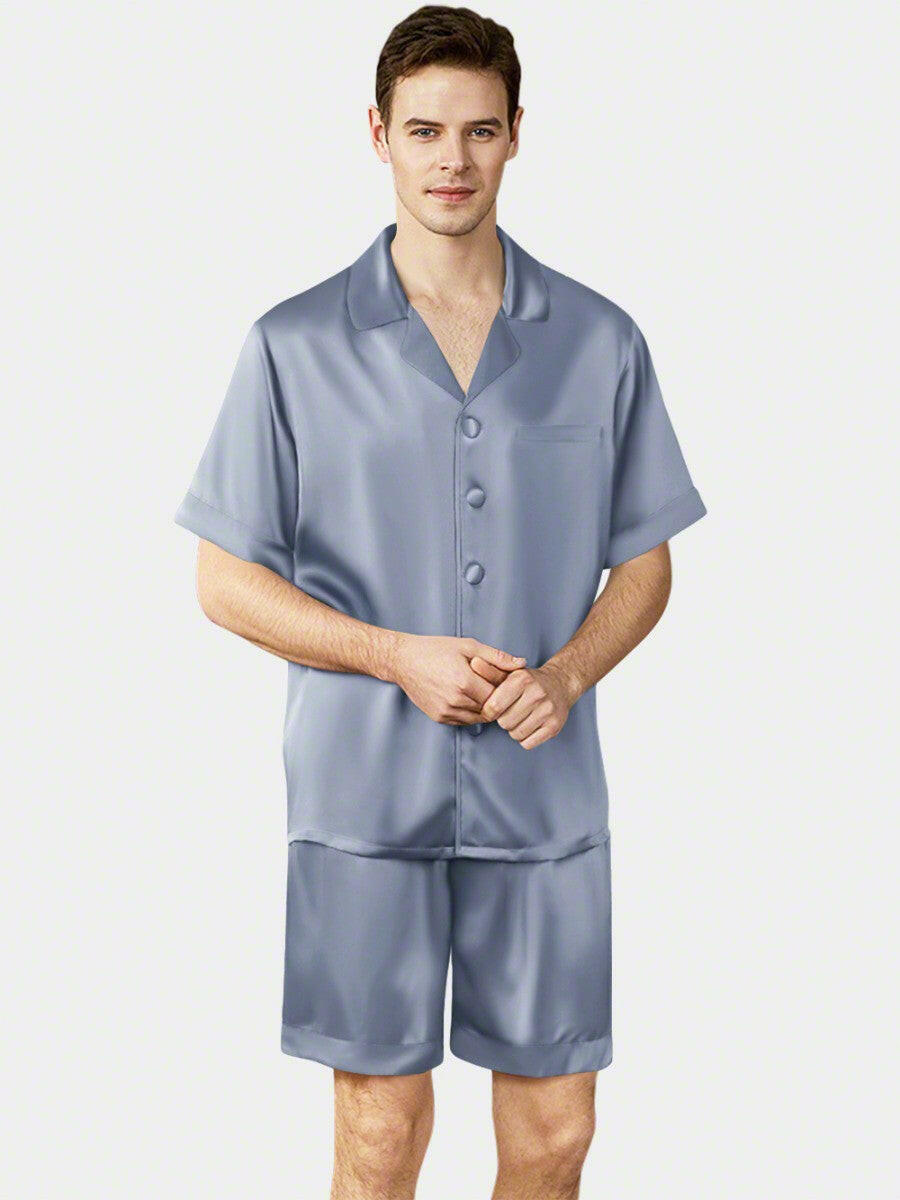 Half Sleeve Satin Co-ords - Bella Babe by SK Nightsuit Nightdress Robes Silk Satin Nighty Gown Nightwear