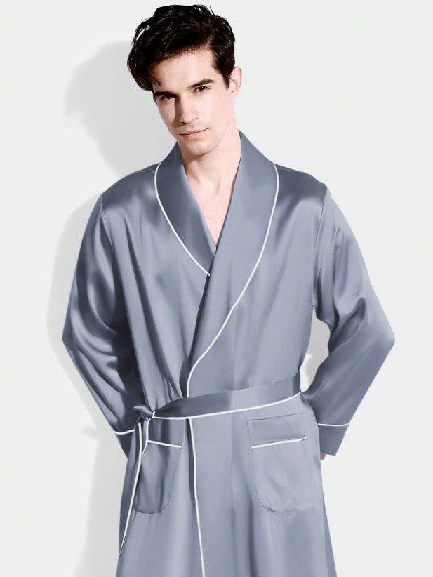 Classic Robe with Piping.