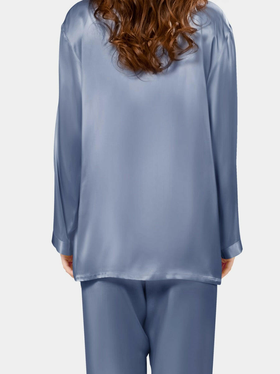 Luxe Solid Coord Set - Bella Babe by SK Nightsuit Nightdress Robes Silk Satin Nighty Gown Nightwear