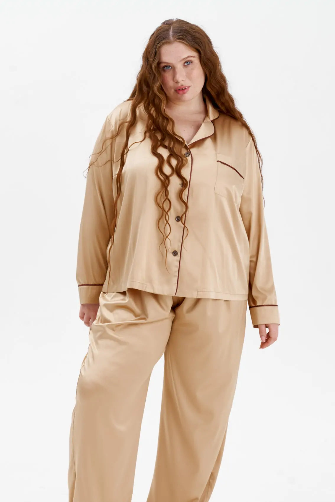 Satin Night Suit Plus Size.