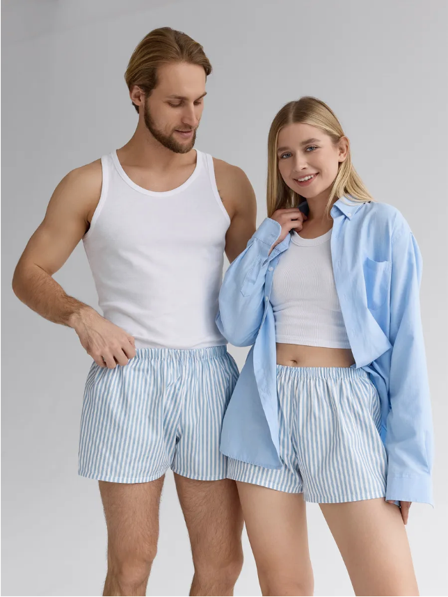 100% Cotton Unisex Boxers.