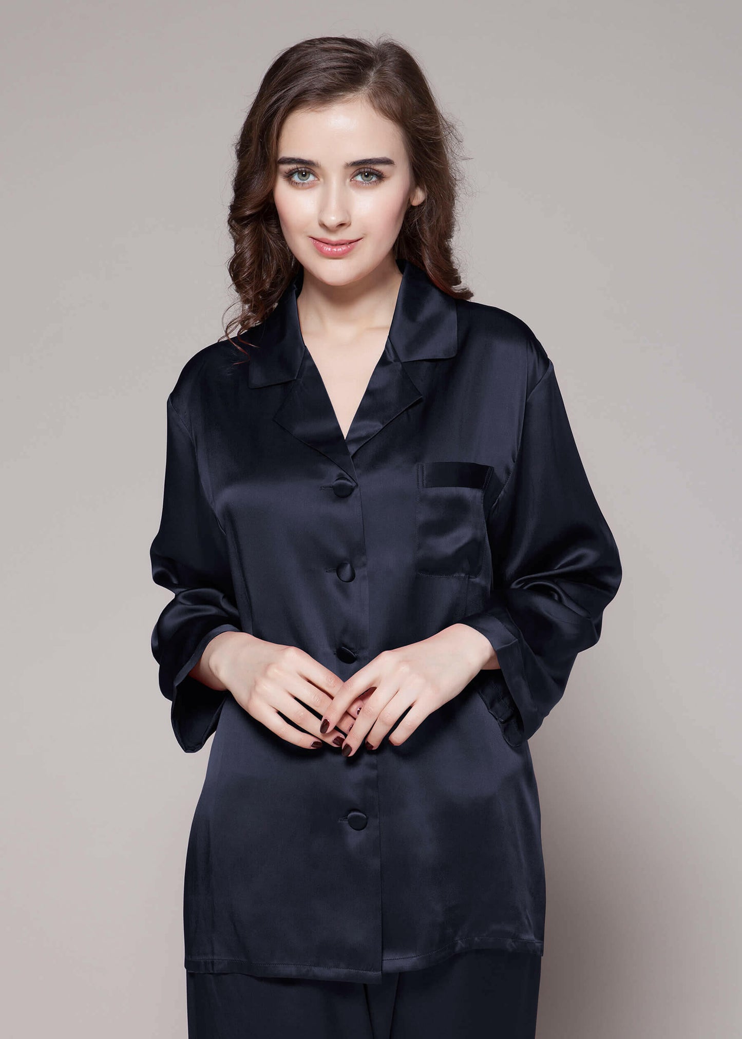 Silky Satin Pjs - Bella Babe by SK Nightsuit Nightdress Robes Silk Satin Nighty Gown Nightwear