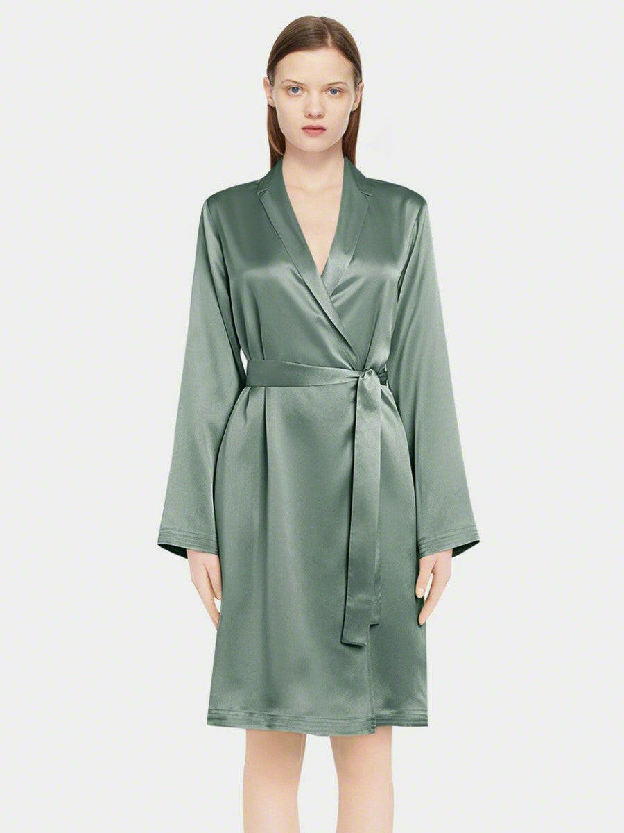 Dressing Robe - Bella Babe by SK Nightsuit Nightdress Robes Silk Satin Nighty Gown Nightwear