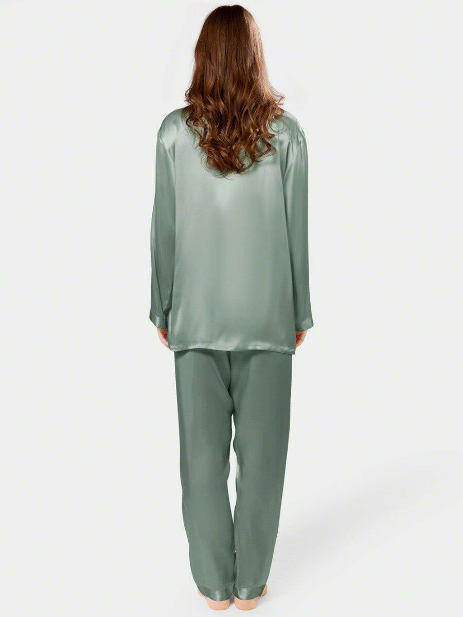 Luxe Solid Coord Set - Bella Babe by SK Nightsuit Nightdress Robes Silk Satin Nighty Gown Nightwear