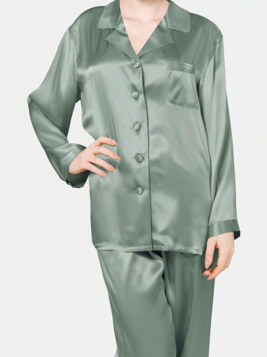 Luxe Solid Coord Set - Bella Babe by SK Nightsuit Nightdress Robes Silk Satin Nighty Gown Nightwear