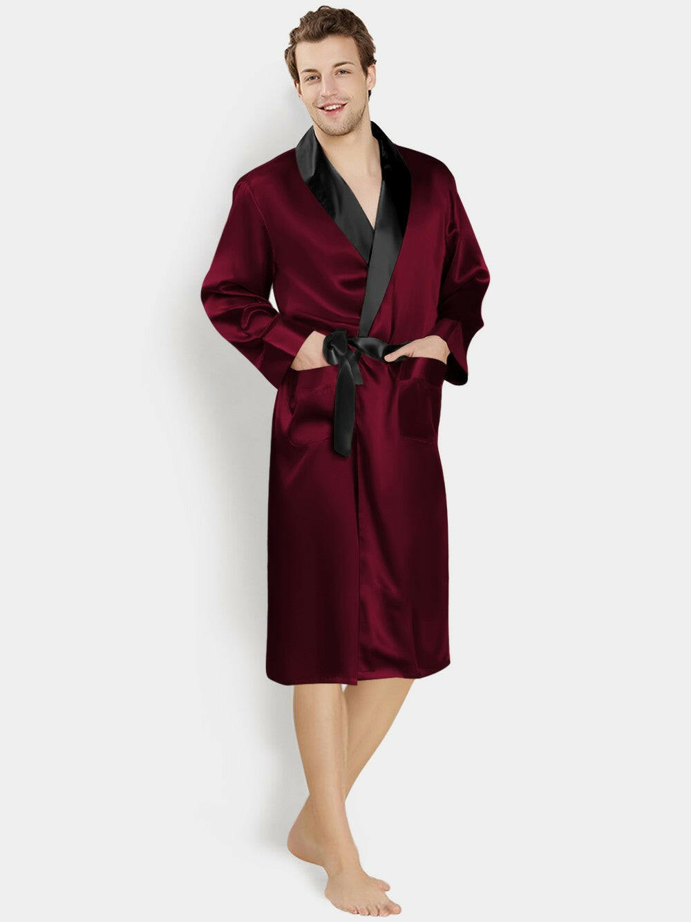 Premium Satin Robe.