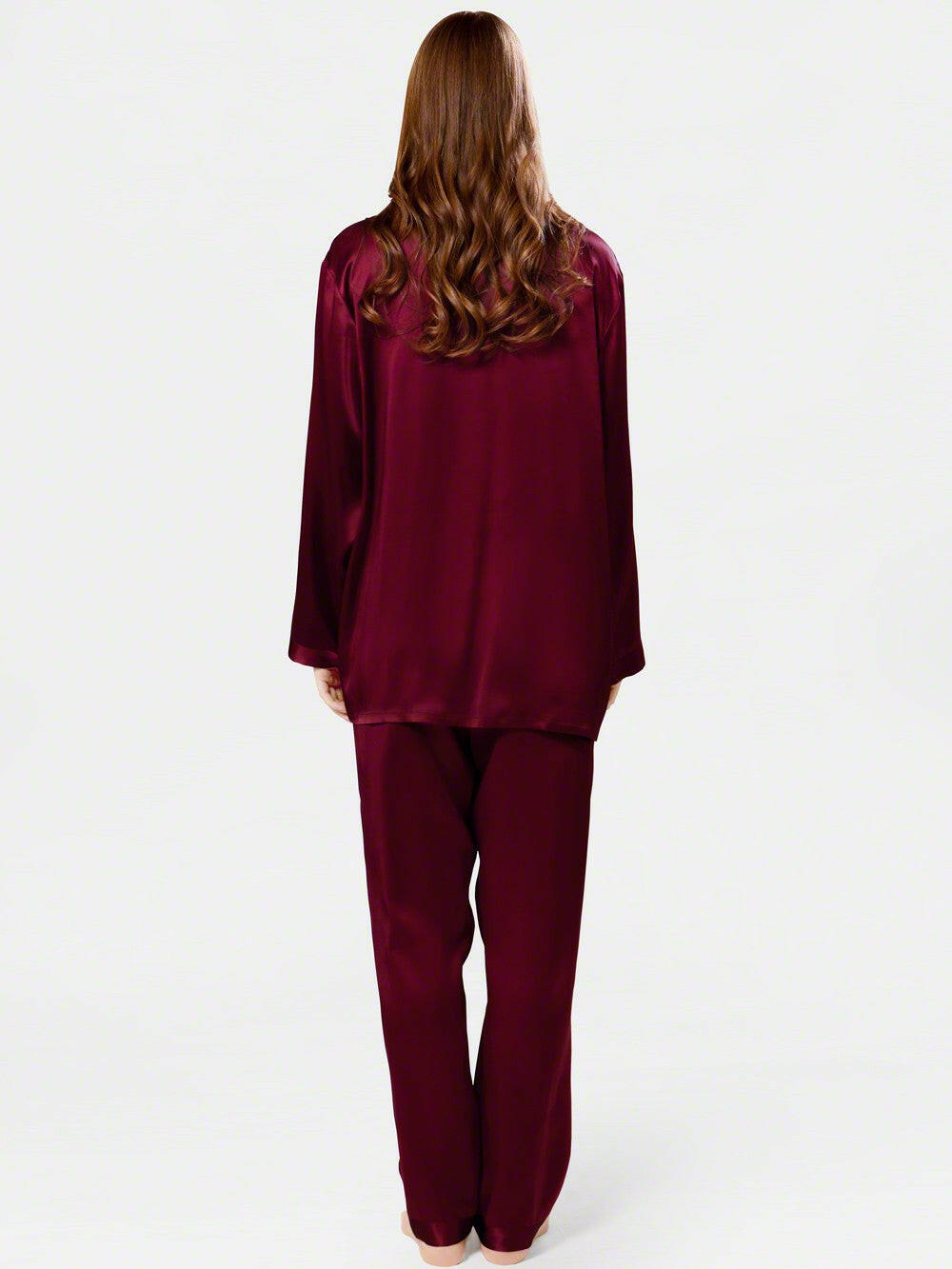 Luxe Solid Coord Set - Bella Babe by SK Nightsuit Nightdress Robes Silk Satin Nighty Gown Nightwear
