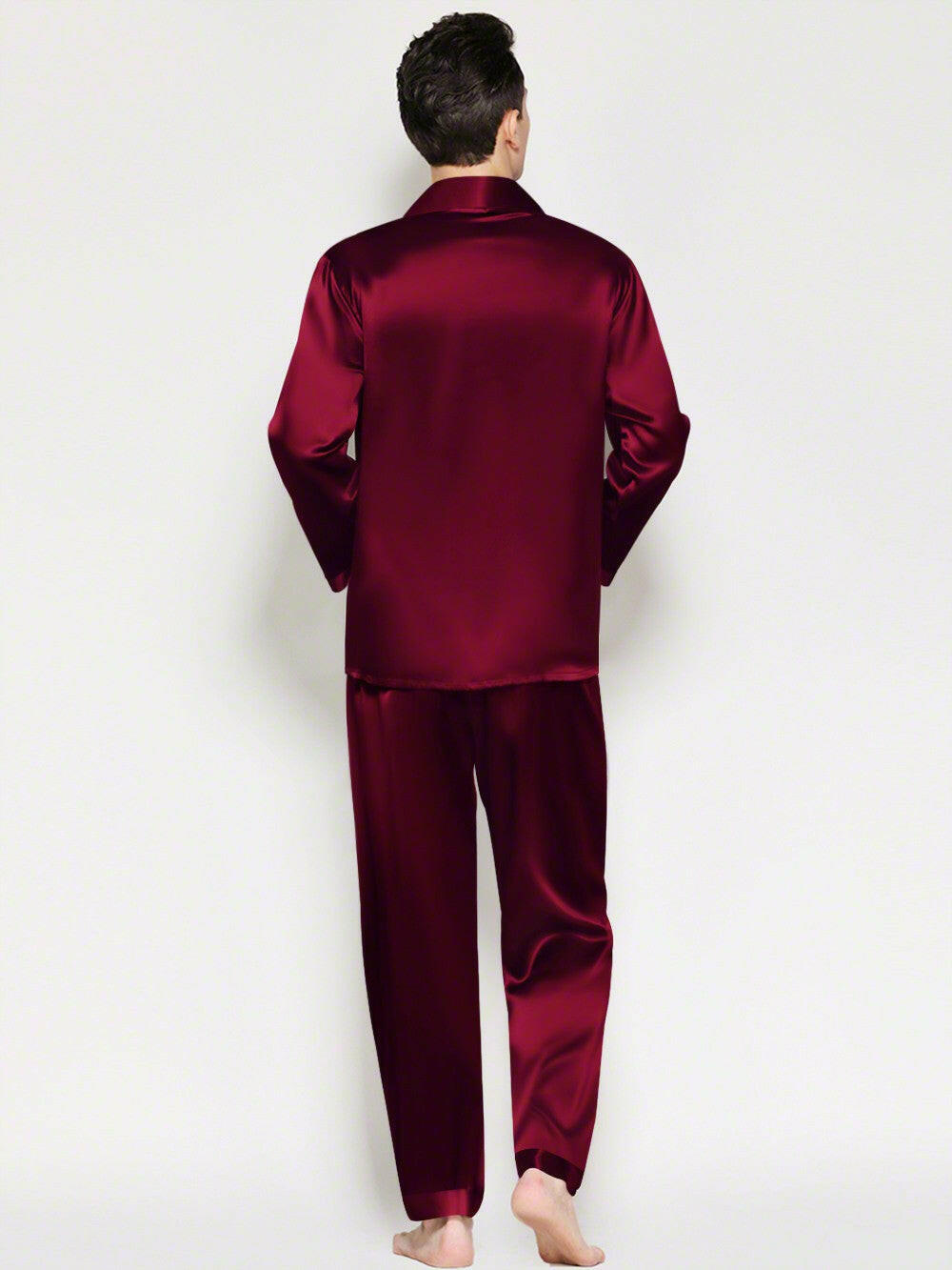 Satin Silk Set (Wine).