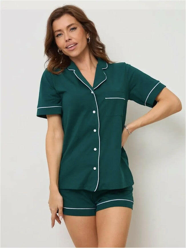 Shorts Set in 100% Cotton.