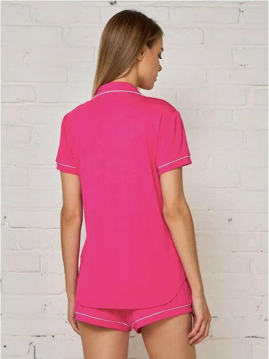 Shorts Set in Cotton Lycra.
