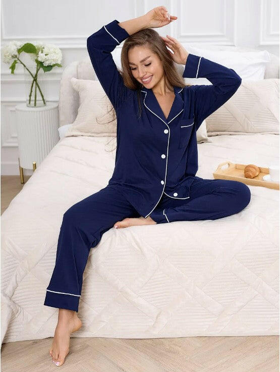 Loungewear Set in Cotton Rayon.