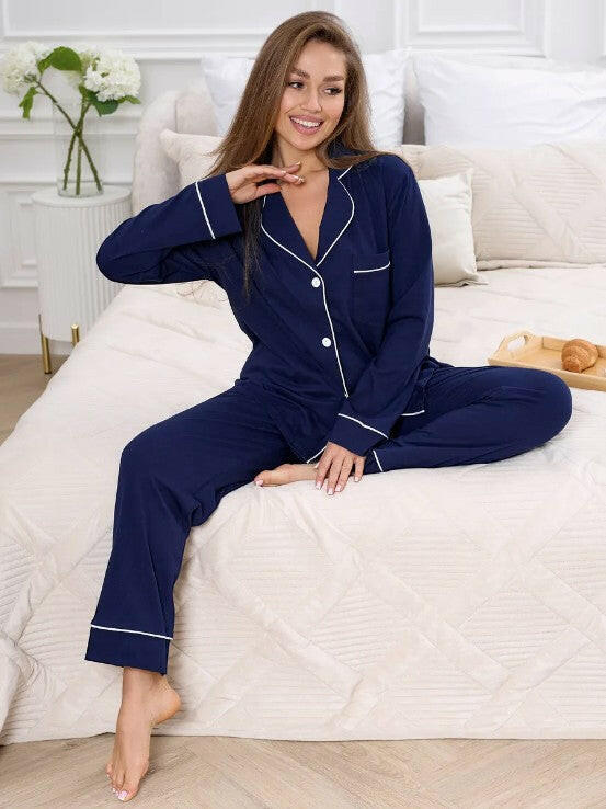 Loungewear Set in Cotton Rayon.
