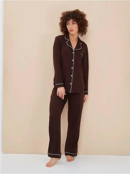 Loungewear Set in Cotton Rayon.