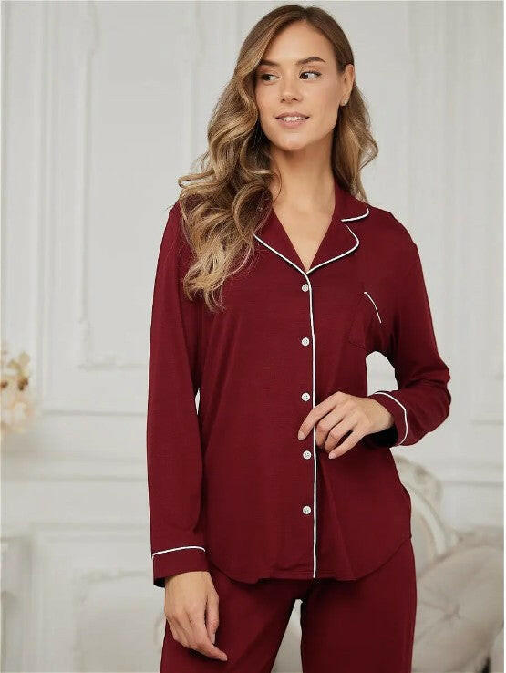 Loungewear Set in Cotton Rayon