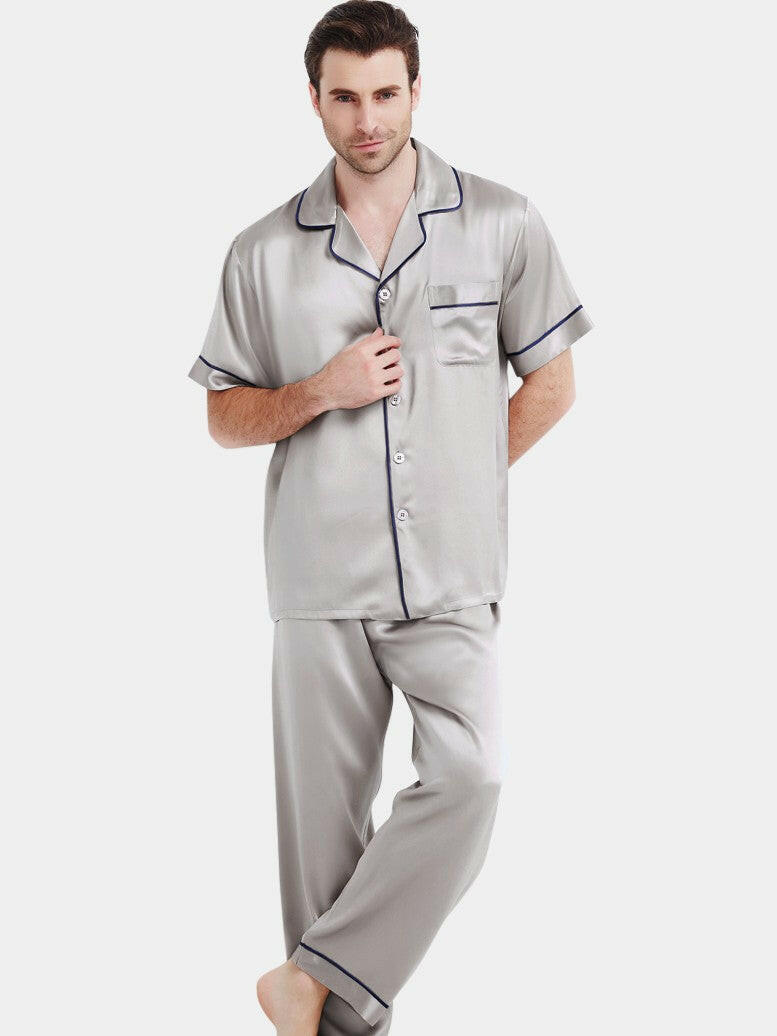 Half Sleeve Coord with Pyjamas - Bella Babe by SK Nightsuit Nightdress Robes Silk Satin Nighty Gown Nightwear