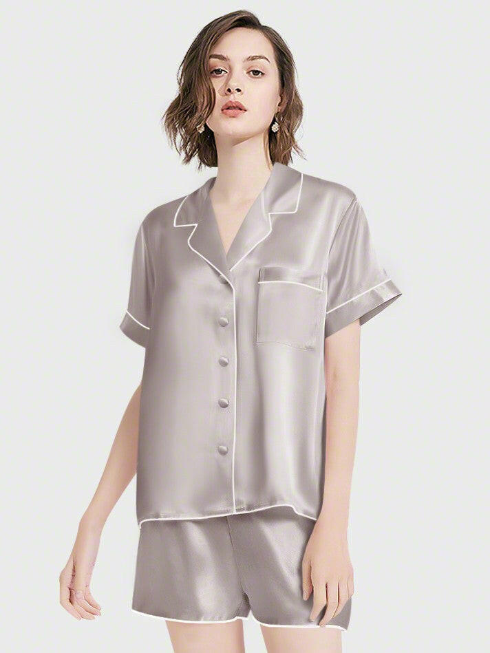 Shorts Set - Bella Babe by SK Nightsuit Nightdress Robes Silk Satin Nighty Gown Nightwear