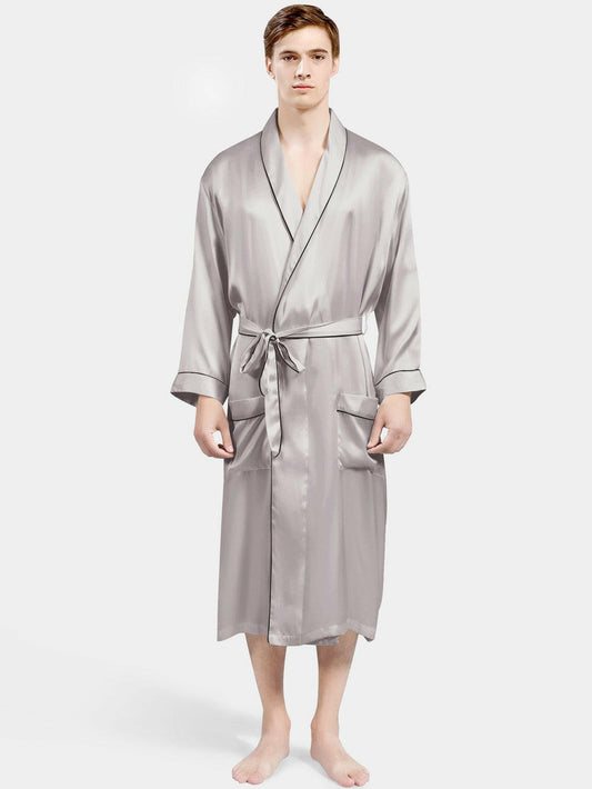 Classic Robe with Piping.