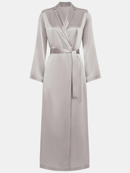 Long Satin Robe - Bella Babe by SK Nightsuit Nightdress Robes Silk Satin Nighty Gown Nightwear