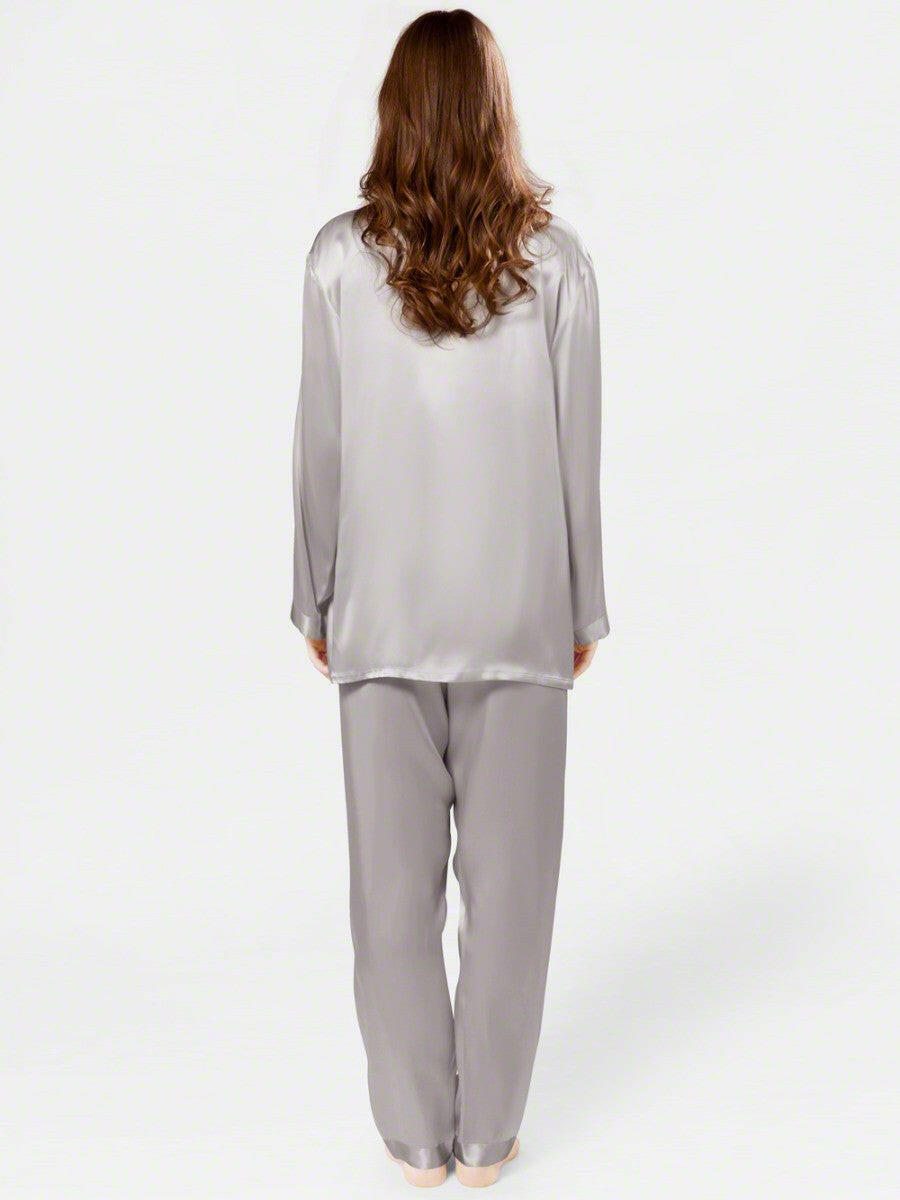 Luxe Solid Coord Set - Bella Babe by SK Nightsuit Nightdress Robes Silk Satin Nighty Gown Nightwear