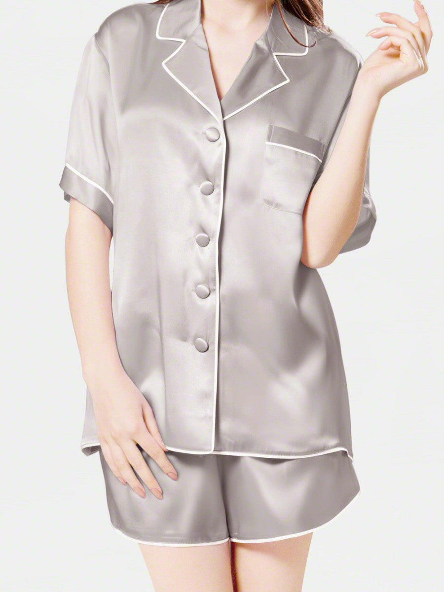Shorts Set - Bella Babe by SK Nightsuit Nightdress Robes Silk Satin Nighty Gown Nightwear