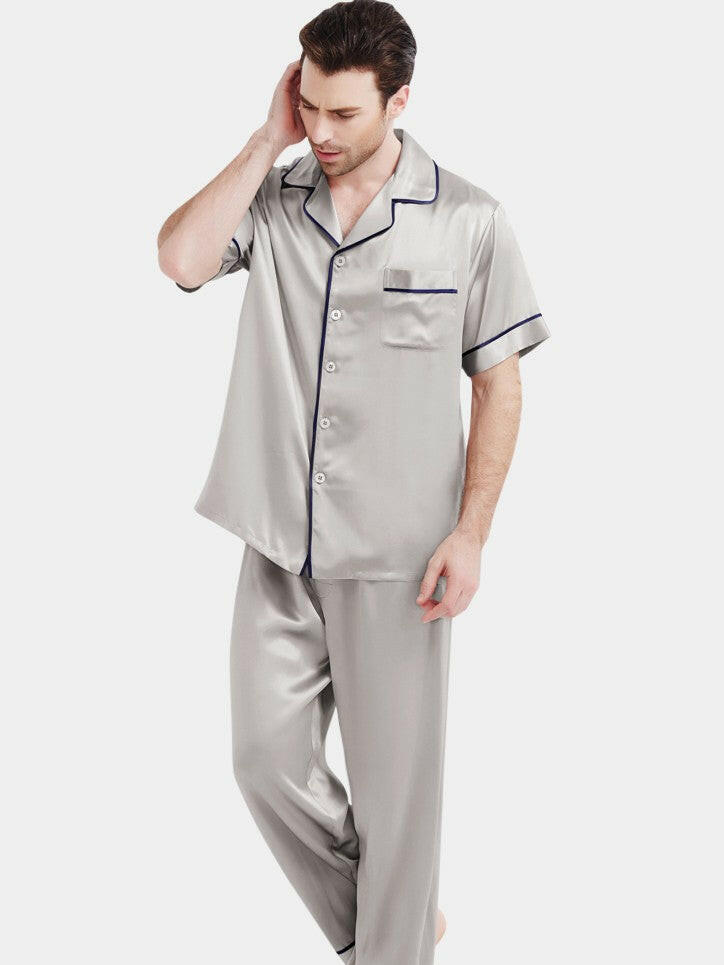 Half Sleeve Coord with Pyjamas - Bella Babe by SK Nightsuit Nightdress Robes Silk Satin Nighty Gown Nightwear