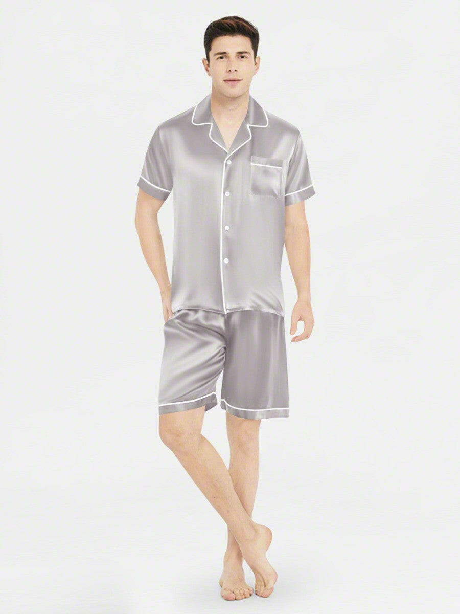 Satin Co-ords with Piping - Bella Babe by SK Nightsuit Nightdress Robes Silk Satin Nighty Gown Nightwear