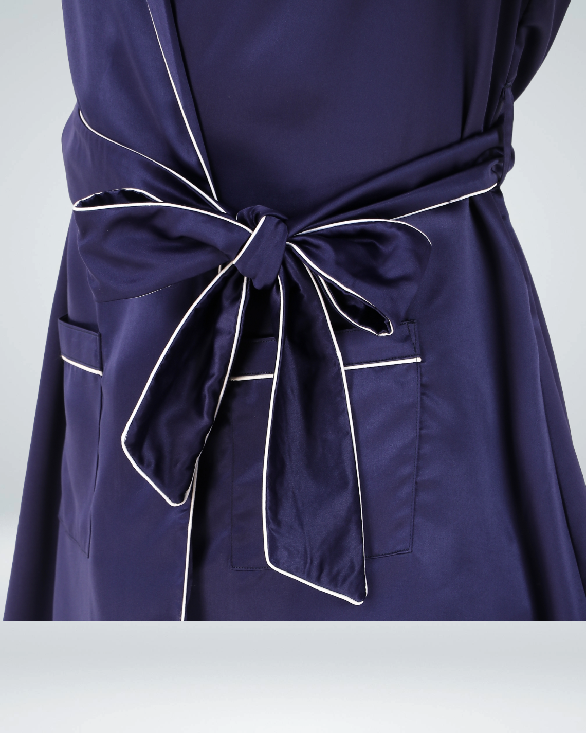 Luxe Satin Robe with Shorts.