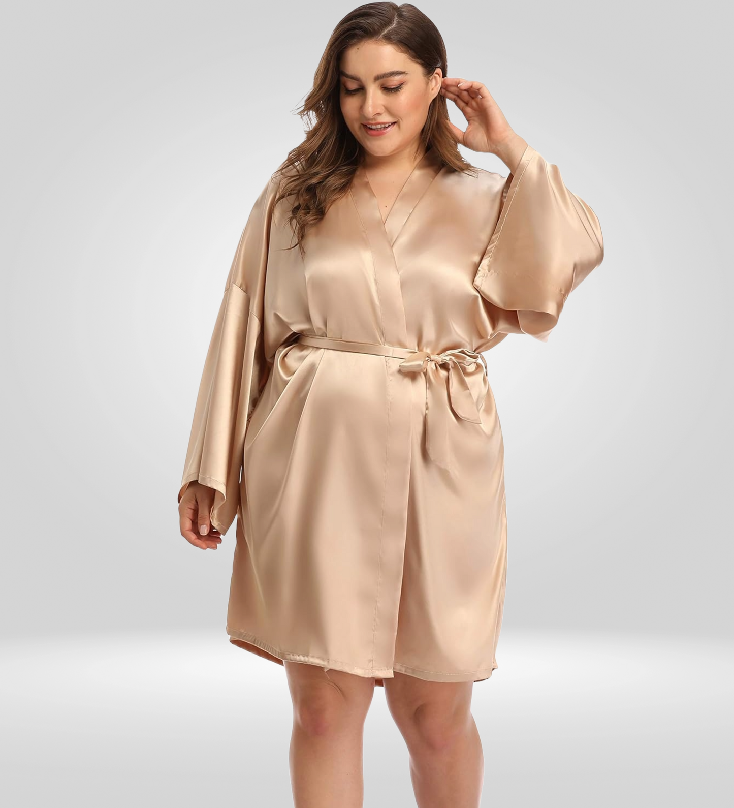Dressing Robe Plus Size.