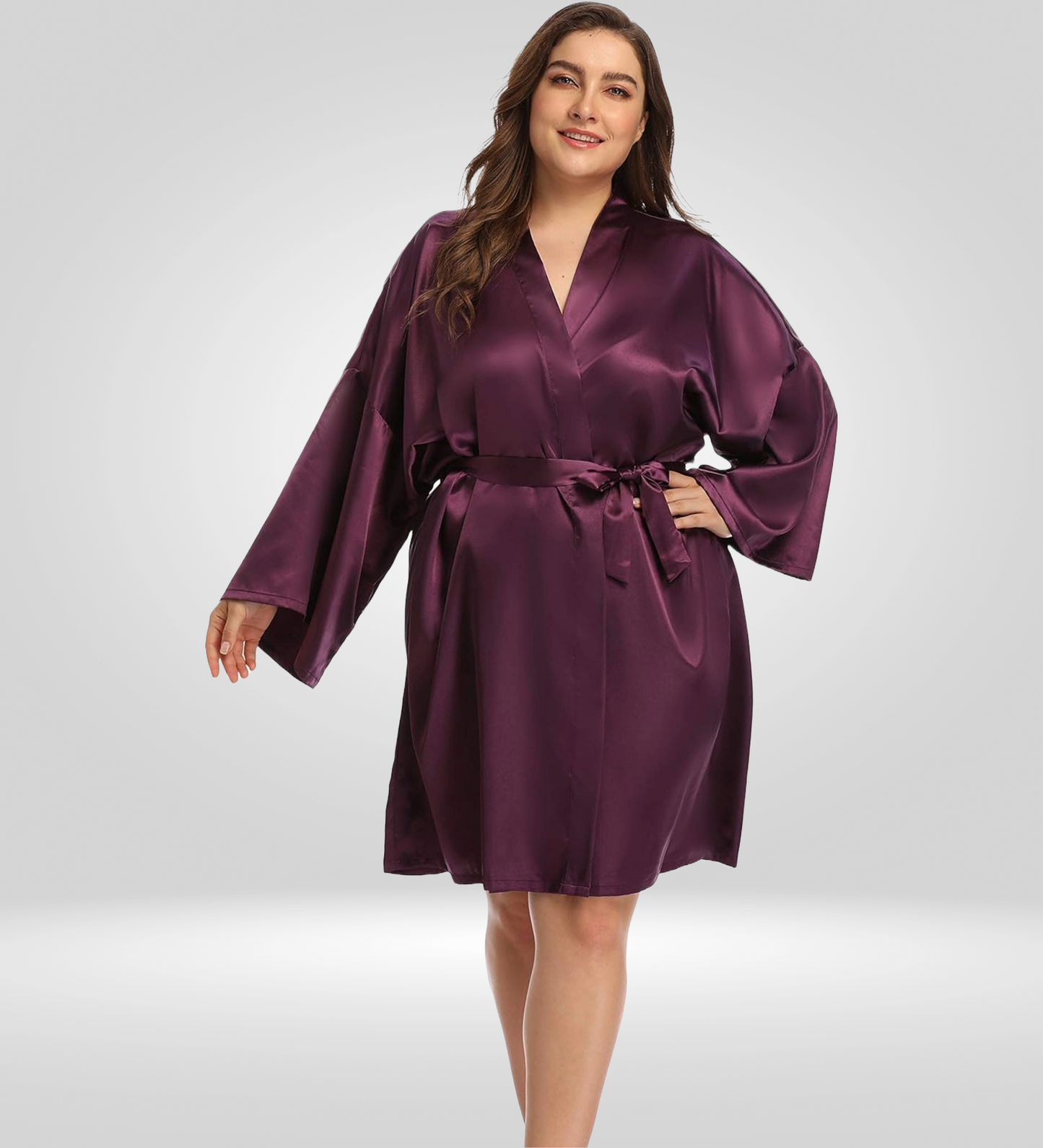 Dressing Robe Plus Size.