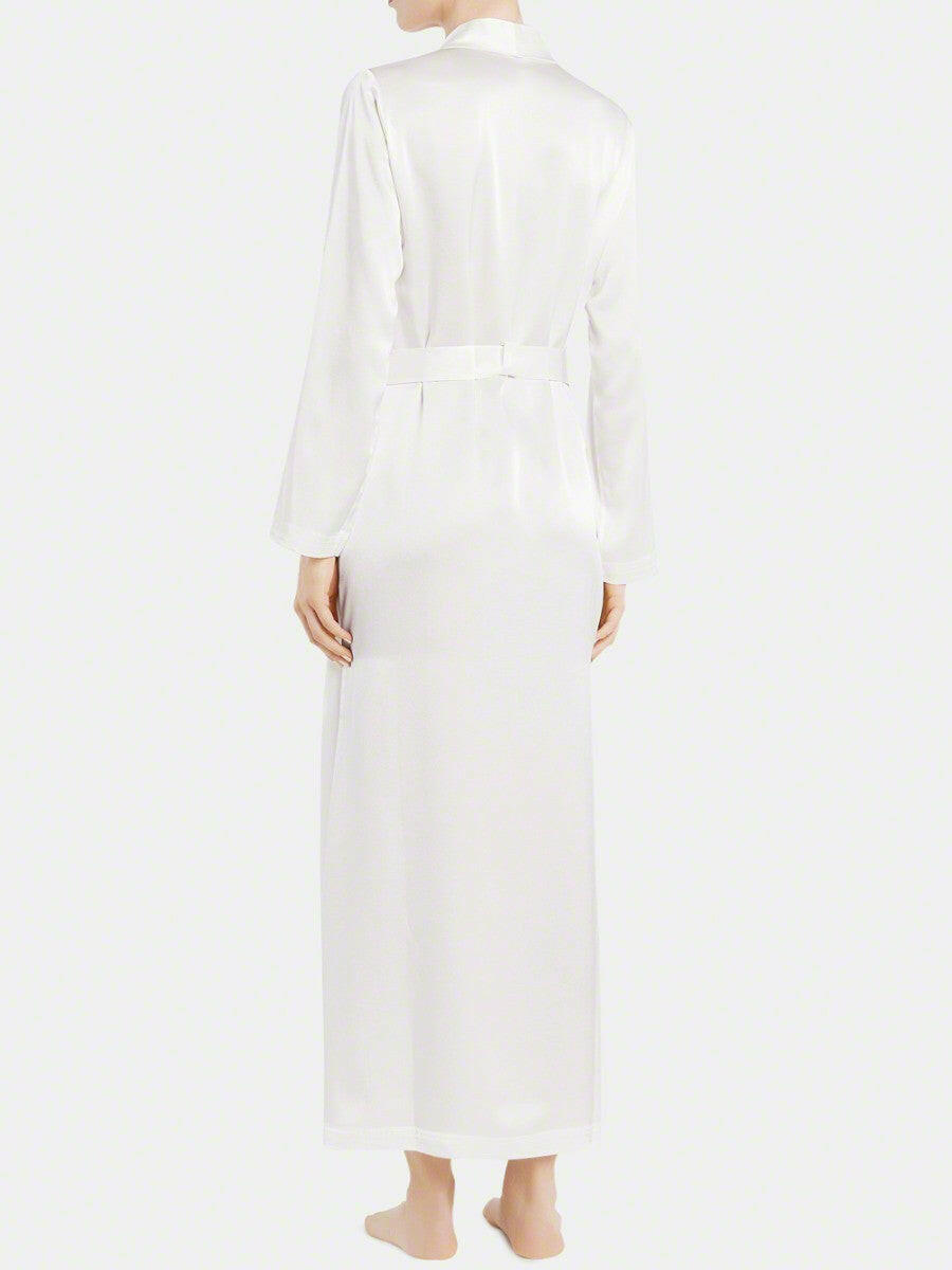 Long Satin Robe - Bella Babe by SK Nightsuit Nightdress Robes Silk Satin Nighty Gown Nightwear