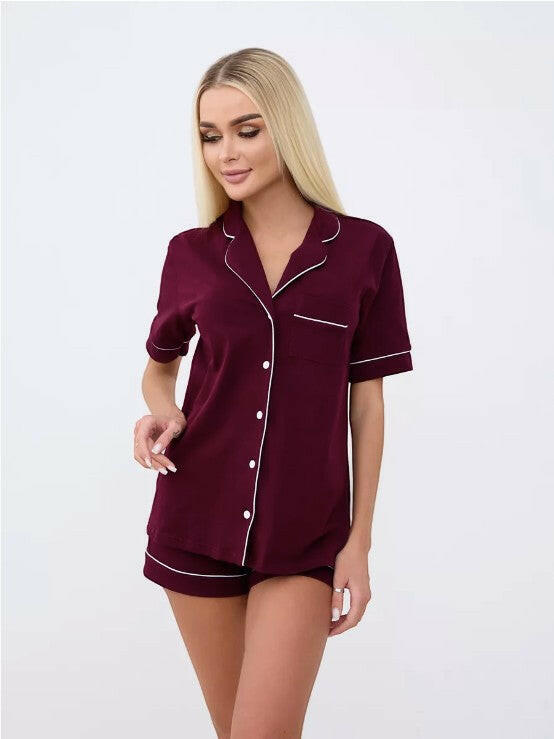 Shorts Set in 100% Cotton.