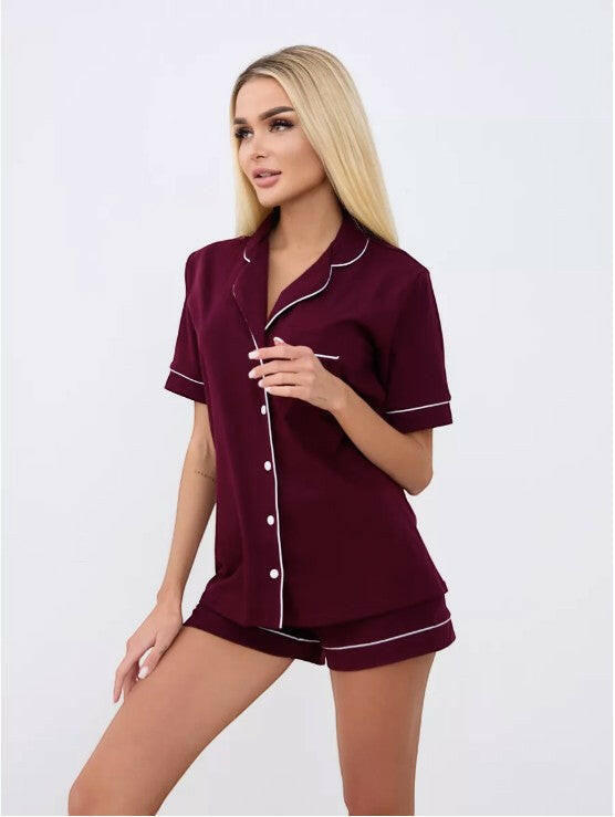 Shorts Set in 100% Cotton.