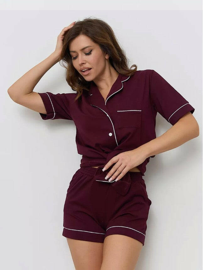 Shorts Set in 100% Cotton.