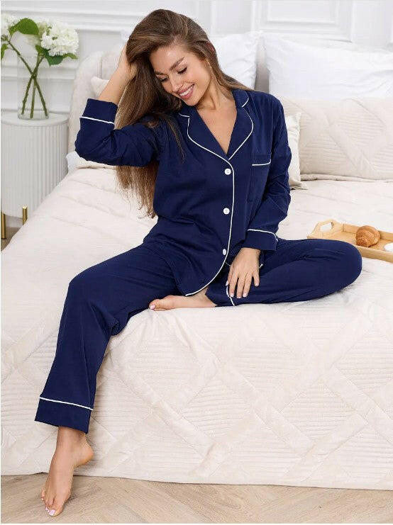 Loungewear Set in Cotton Rayon