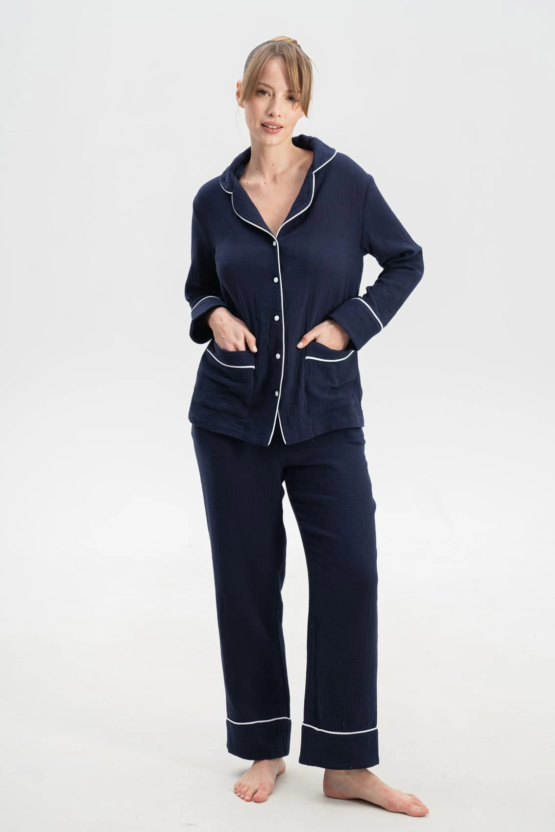 Pajama set in Muslin