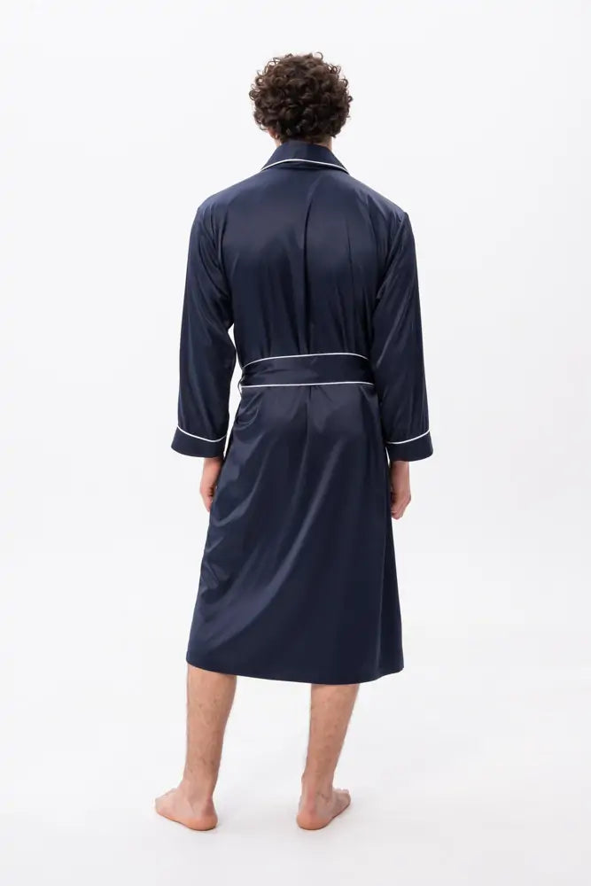 Classic Robe with Piping (Side Pockets).