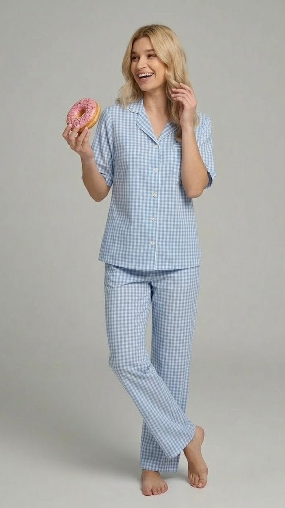 Chic Sleeve Cotton Lounge Set - Bella Babe by SK