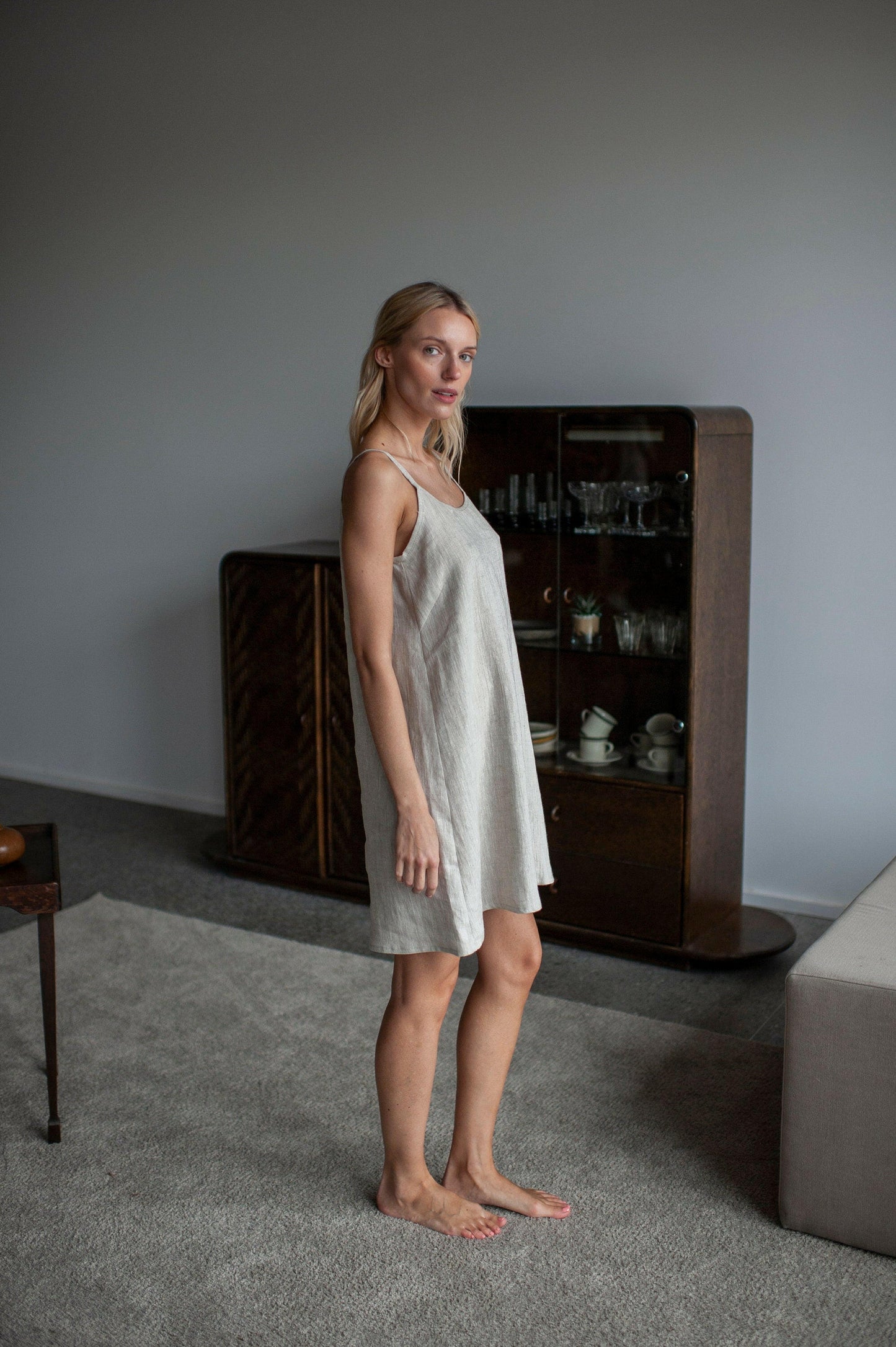 Linen Slip Dress.