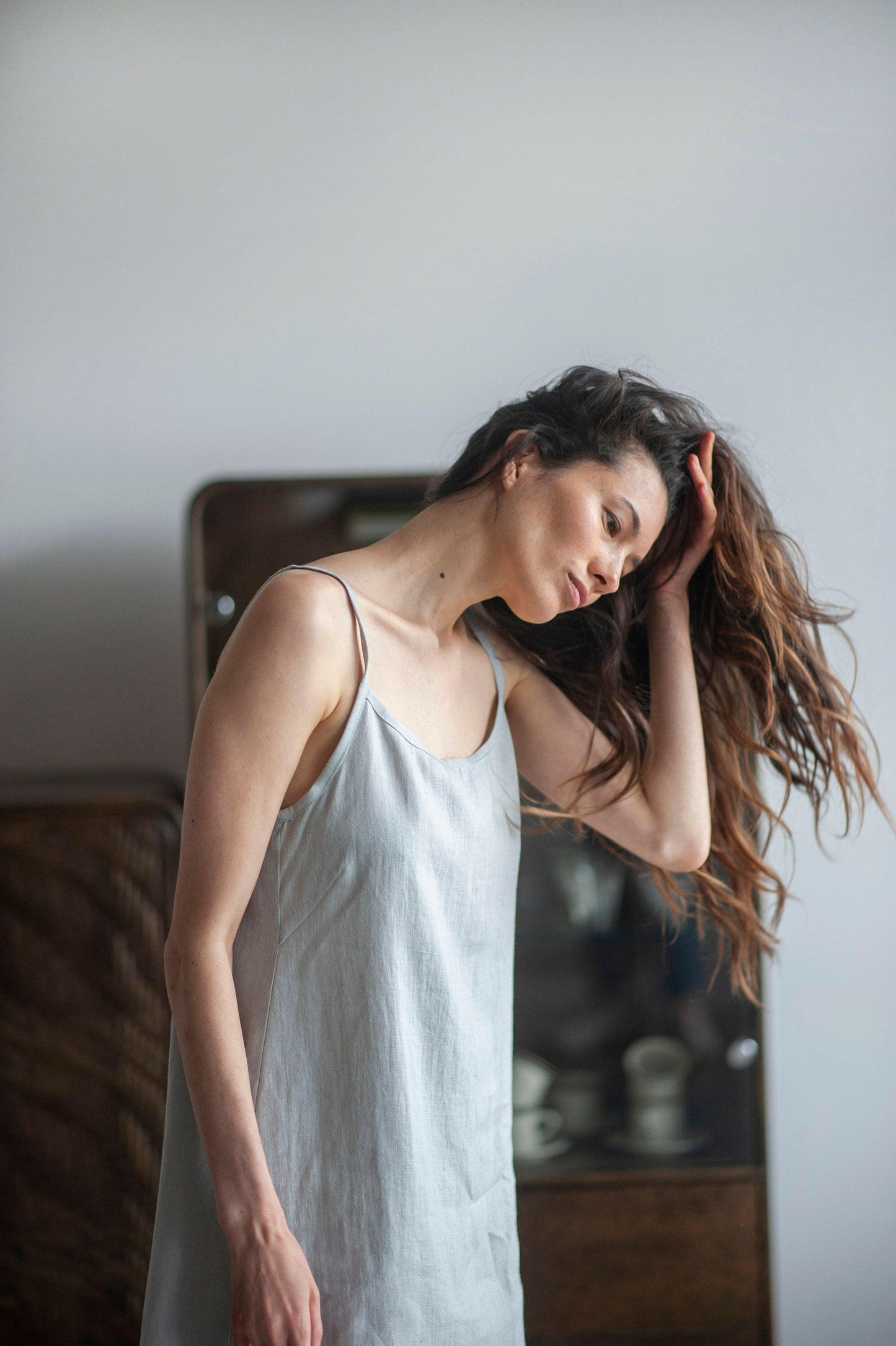 Linen Slip Dress.