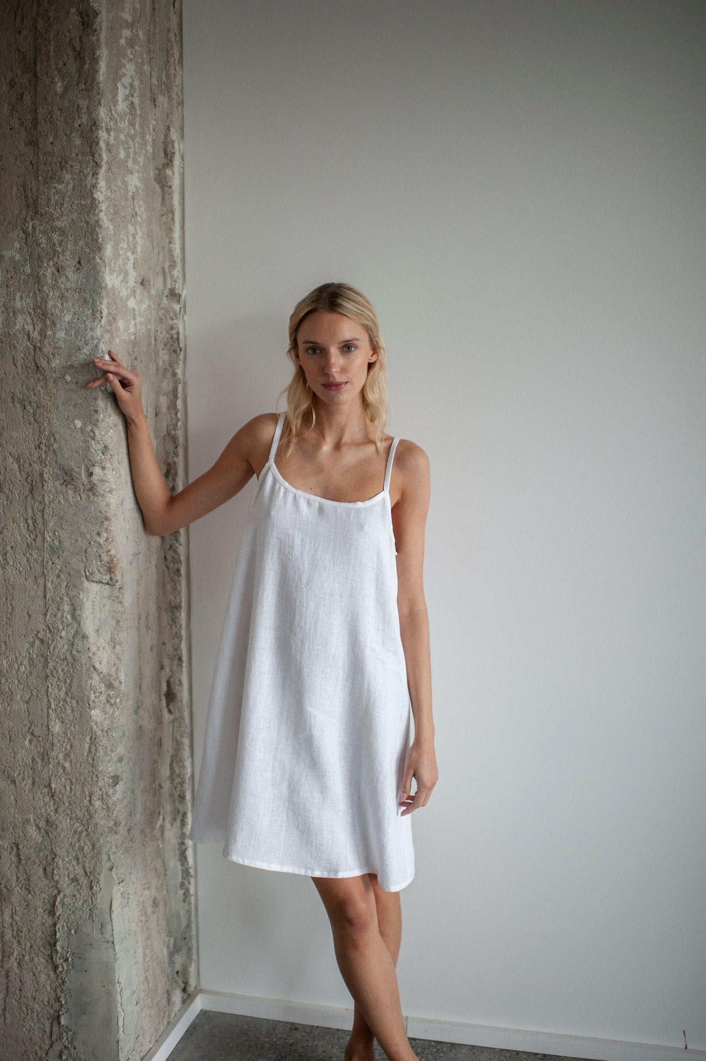 Linen Slip Dress.