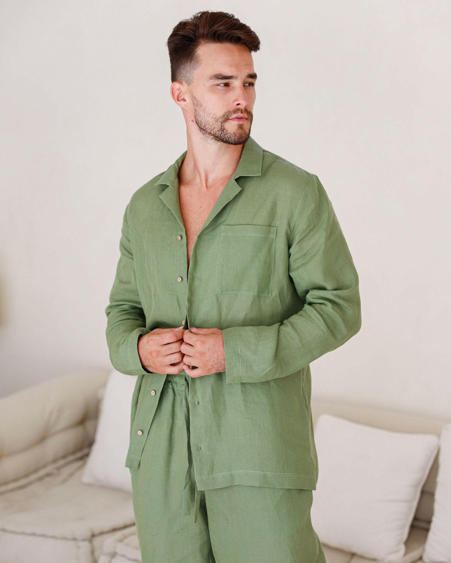 Cotton Loungewear in Solids.