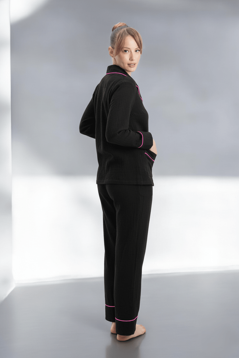 Pajama set in Muslin - Bella Babe by SK