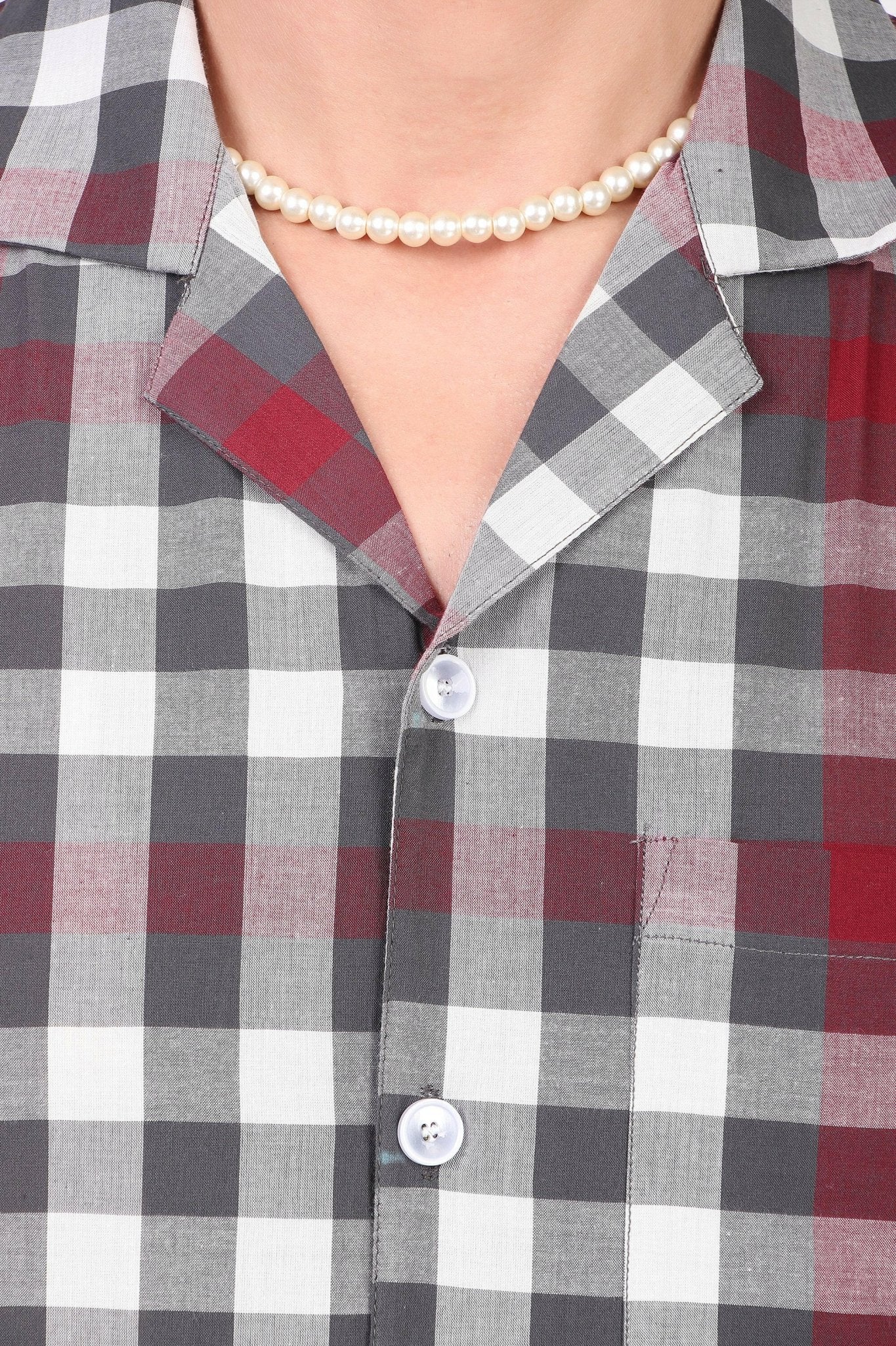 Red Checkered Coord Set - Bella Babe by SK