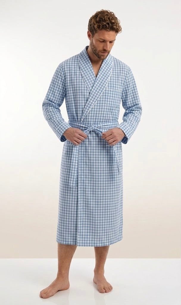 100% Cotton Robe for Men - Bella Babe by SK