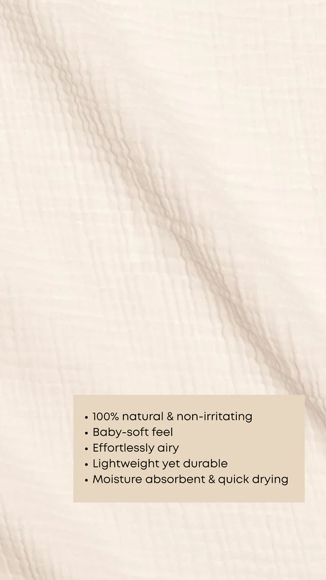 Half Sleeve Muslin Coord Set for Men