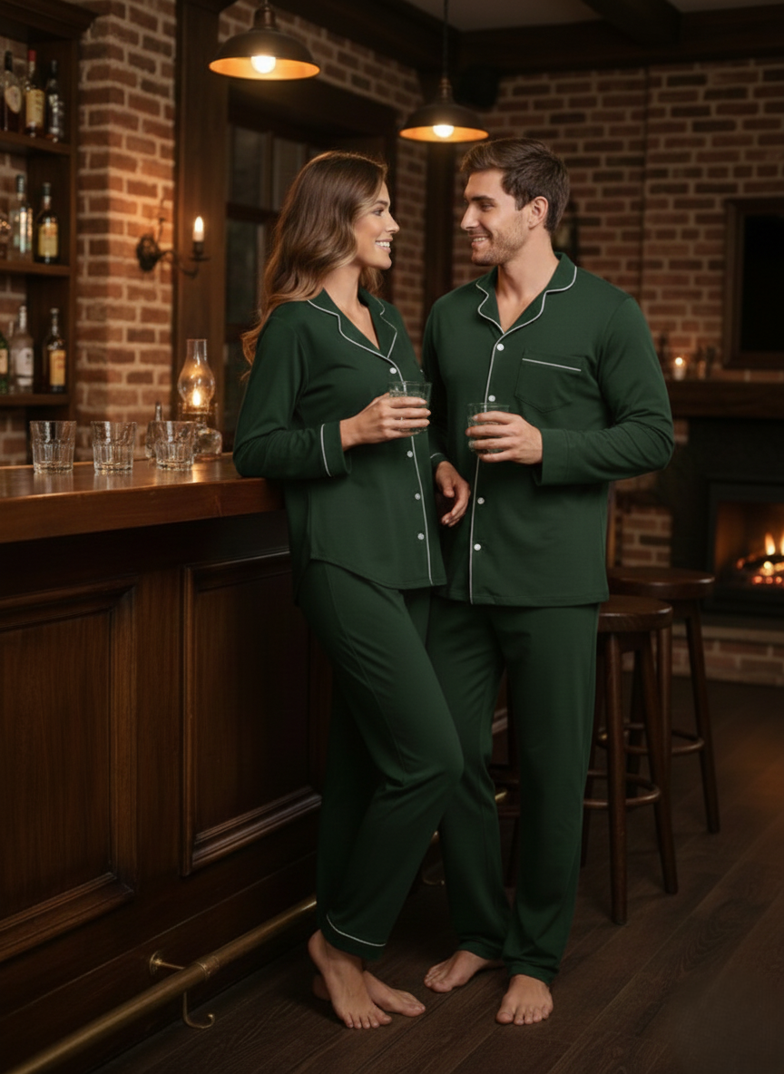 Soft Cozy Couple Nightsuit in Cotton