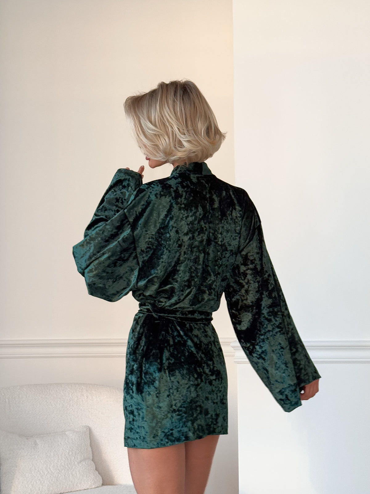 Italian Velvet Dressing Gown for Women