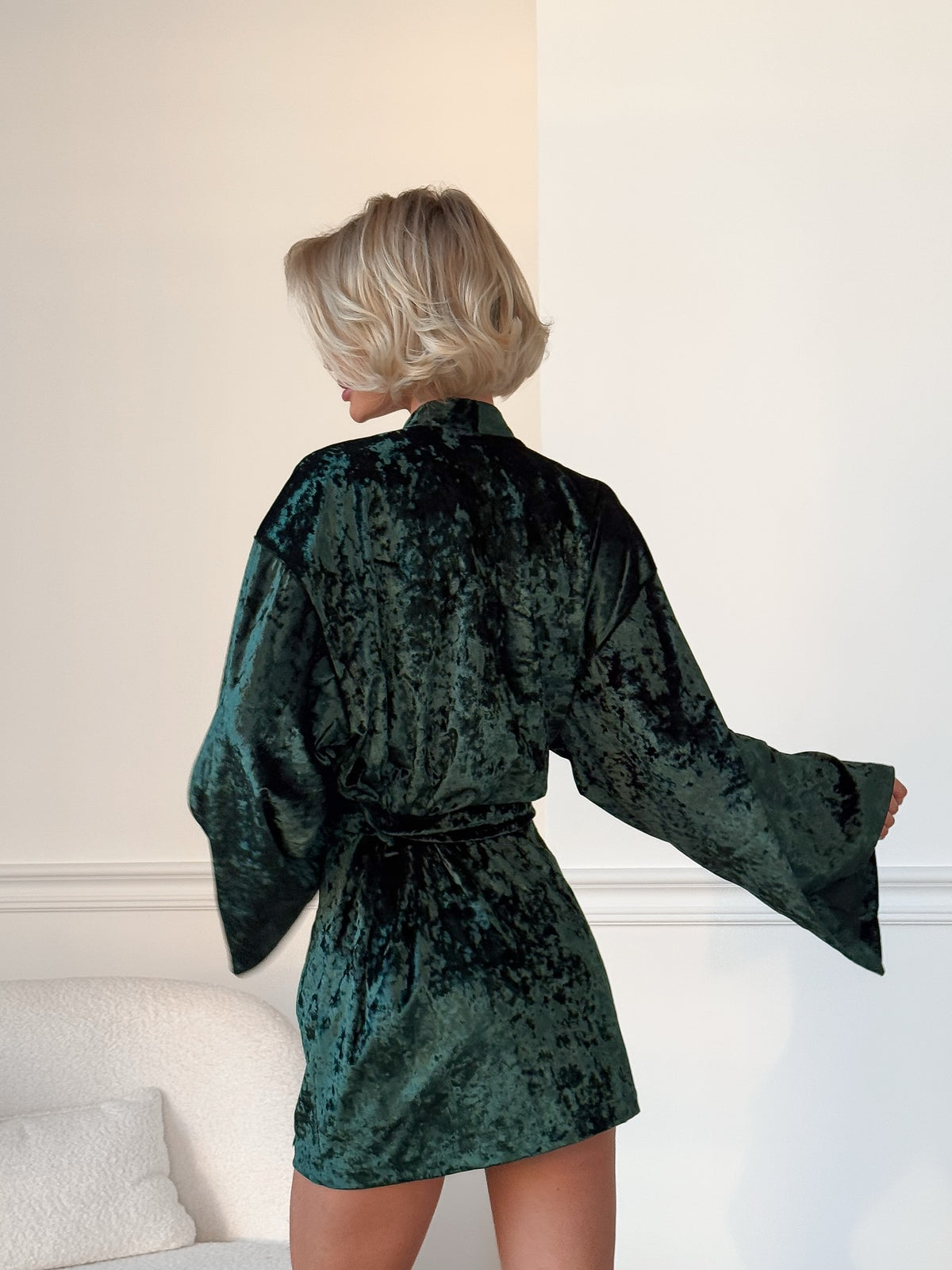 Italian Velvet Dressing Gown for Women