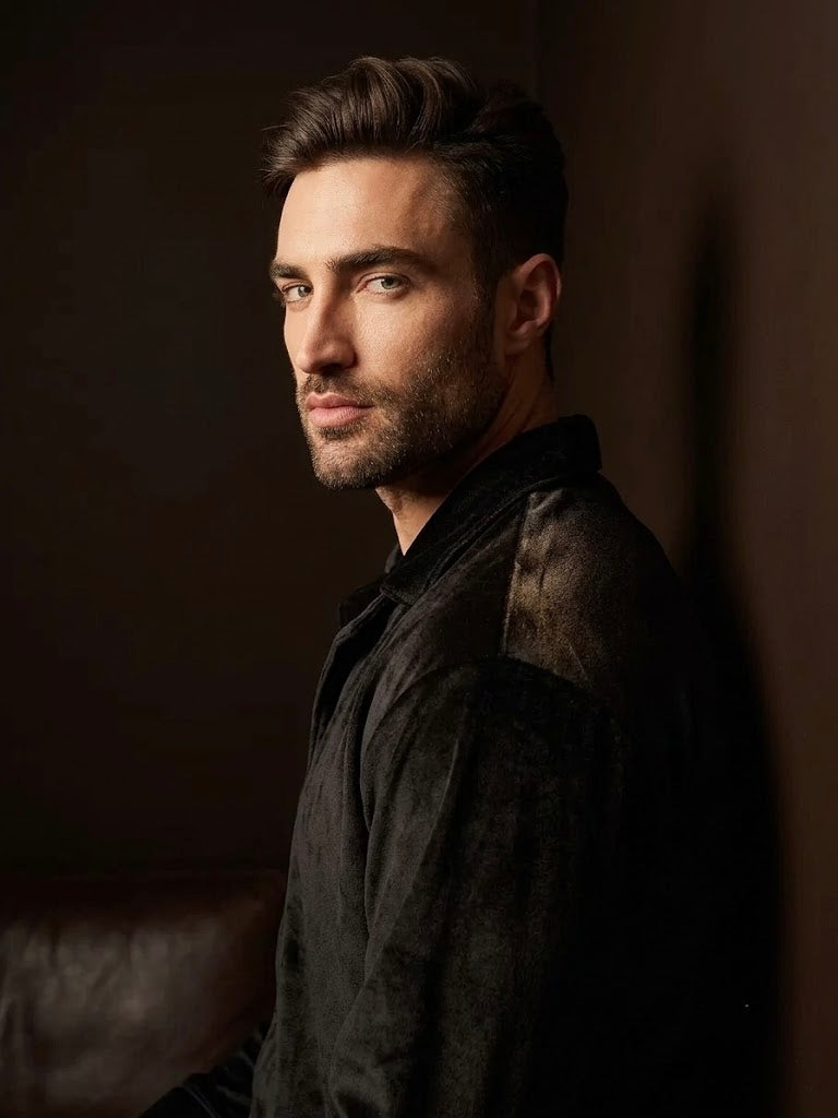 Noir Velvet Shirt & Pajama Set | Men's Luxury Velvet Loungewear & Nightwear Set