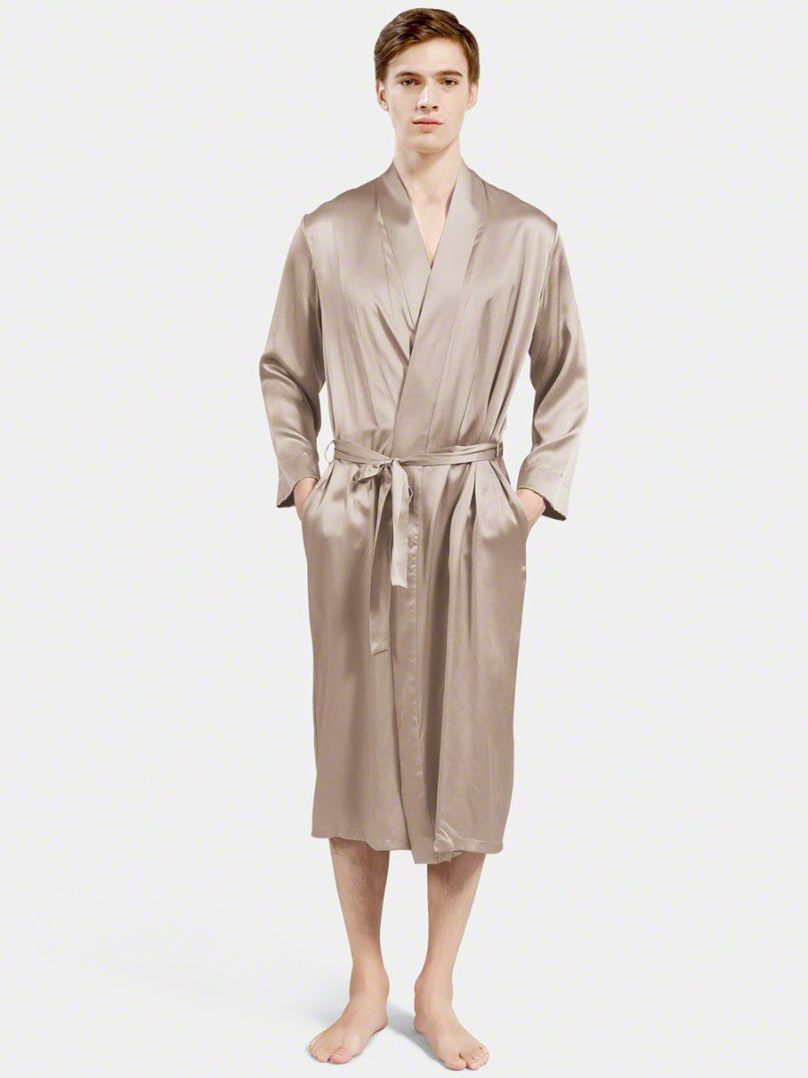 Dressing gown - Bella Babe by SK Nightsuit Nightdress Robes Silk Satin Nighty Gown Nightwear 